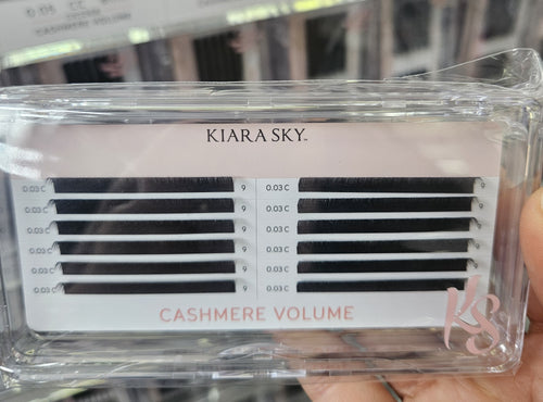 Kiara Sky Lash Extensions Cashmere Volume - 0.03 - C - 9mm CVC309