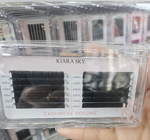 Kiara Sky Lash Extensions Cashmere Volume - 0.03 - CC - 13mm CVCC313