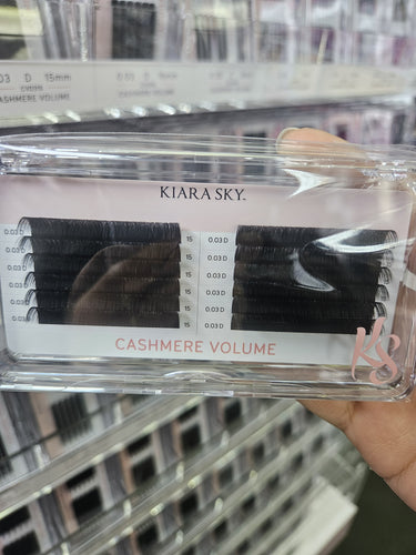 Kiara Sky Lash Extensions Cashmere Volume - 0.03 - D - 15mm CVD315