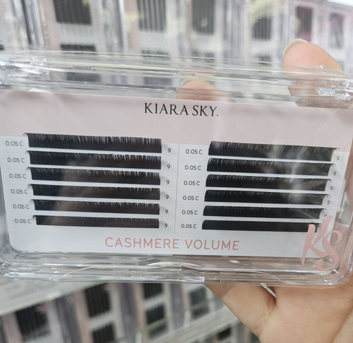 Kiara Sky Lash Extensions Cashmere Volume - 0.05 - C - 9mm CVC509