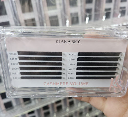 Kiara Sky Lash Extensions Cashmere Volume - 0.05 - CC - 10mm CVCC510