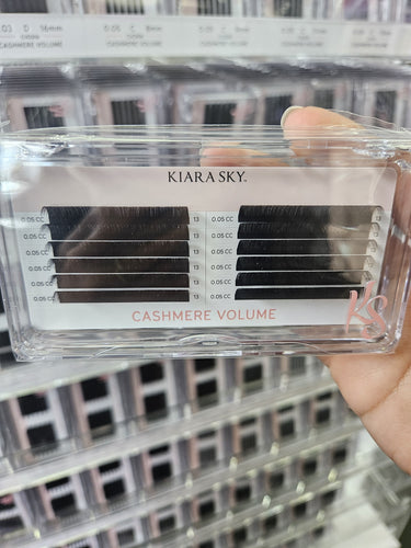 Kiara Sky Lash Extensions Cashmere Volume - 0.05 - CC - 13mm CVCC513