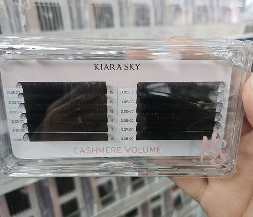 Kiara Sky Lash Extensions Cashmere Volume - 0.05 - CC - 15mm CVCC515