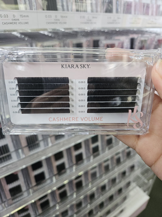 Kiara Sky Lash Extensions Cashmere Volume - 0.05 - D - 13mm CVD513