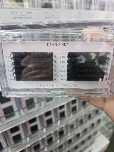 Kiara Sky Lash Extensions Cashmere Volume - 0.05 - D - 16mm CVD516