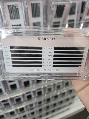 Kiara Sky Lash Extensions Cashmere Volume - 0.07 - C - 8mm CVC708