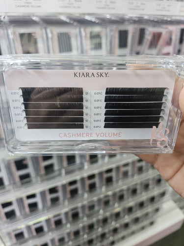 Kiara Sky Lash Extensions Cashmere Volume - 0.07 - C - 12mm CVC712