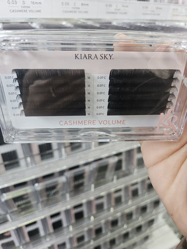 Kiara Sky Lash Extensions Cashmere Volume - 0.07 - C - 16mm CVC716