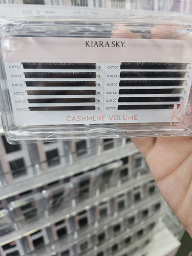 Kiara Sky Lash Extensions Cashmere Volume - 0.07 - CC - 8mm CVCC708
