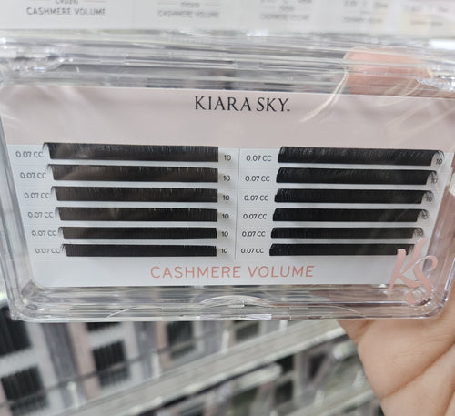Kiara Sky Lash Extensions Cashmere Volume - 0.07 - CC - 10mm CVCC710