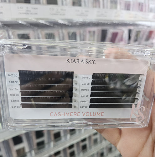 Kiara Sky Lash Extensions Cashmere Volume - 0.07 - CC - 12mm CVCC712