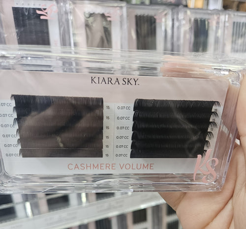Kiara Sky Lash Extensions Cashmere Volume - 0.07 - CC - 15mm CVCC715