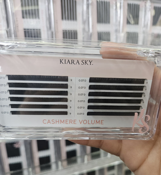 Kiara Sky Lash Extensions Cashmere Volume - 0.07 - D - 9mm CVD709