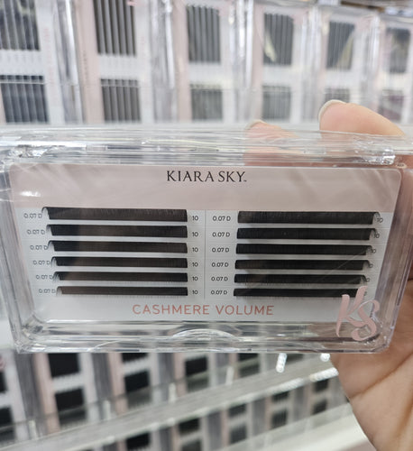 Kiara Sky Lash Extensions Cashmere Volume - 0.07 - D - 10mm CVD710