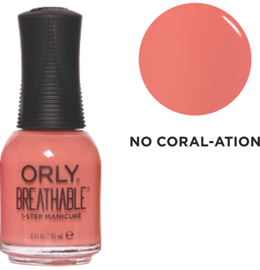 ORLY Breathable Nail Lacquer No Coral-Ation .6 fl oz#2061010
