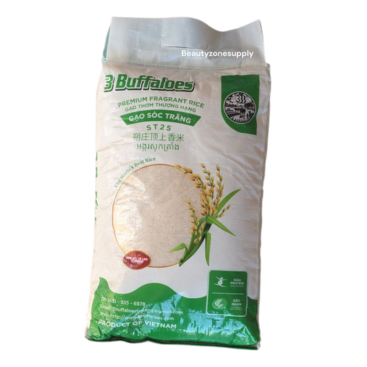 3 Buffaloes ST25 is a fragrant, long-grain rice