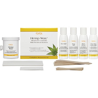 Gigi Wax Hemp Microwave Formula Kit #0917