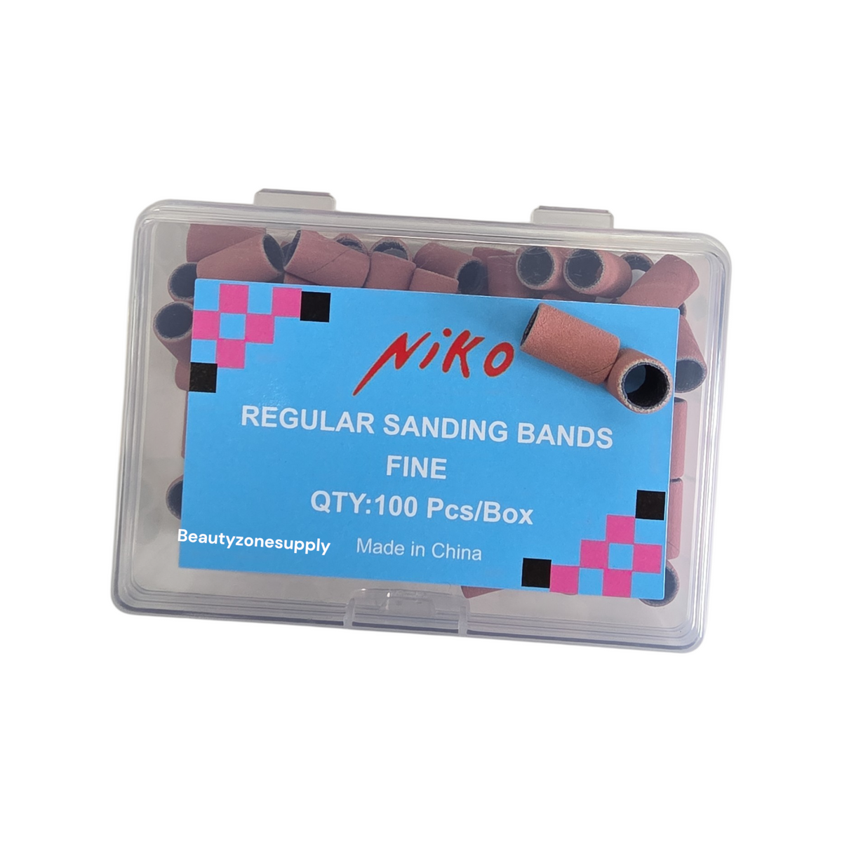 Niko Pink Sanding Bands 100 pcs