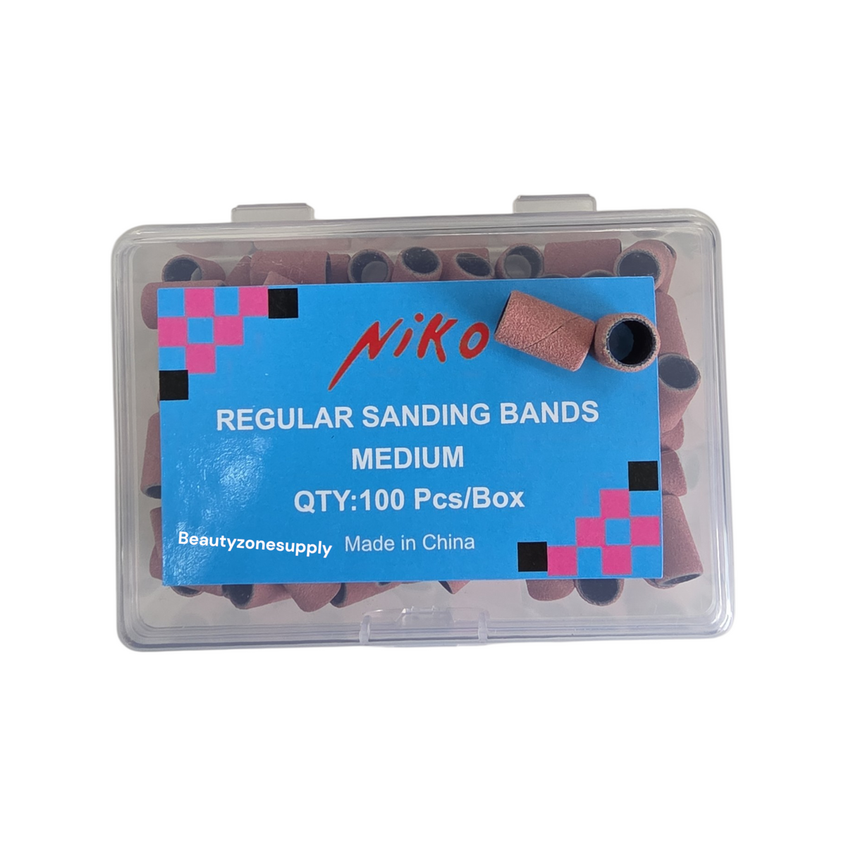 Niko Pink Sanding Bands 100 pcs