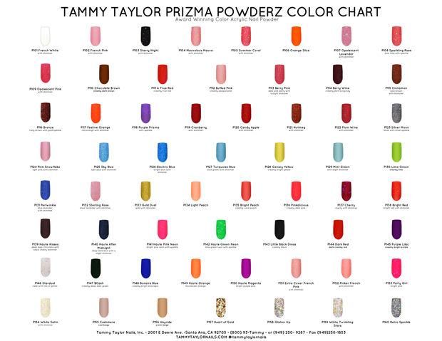 Tammy Taylor Nails Prizma Acrylic Colors Powder 1.5oz/42.5g