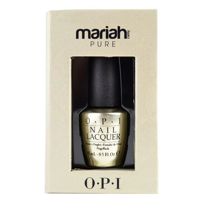 OPI Nail Lacquer 18K White Gold & Silver Pure Top Coat