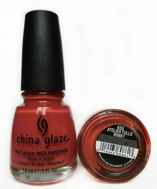 China Glaze Nail Lacquer Atelier Tulle 0.5oz #655
