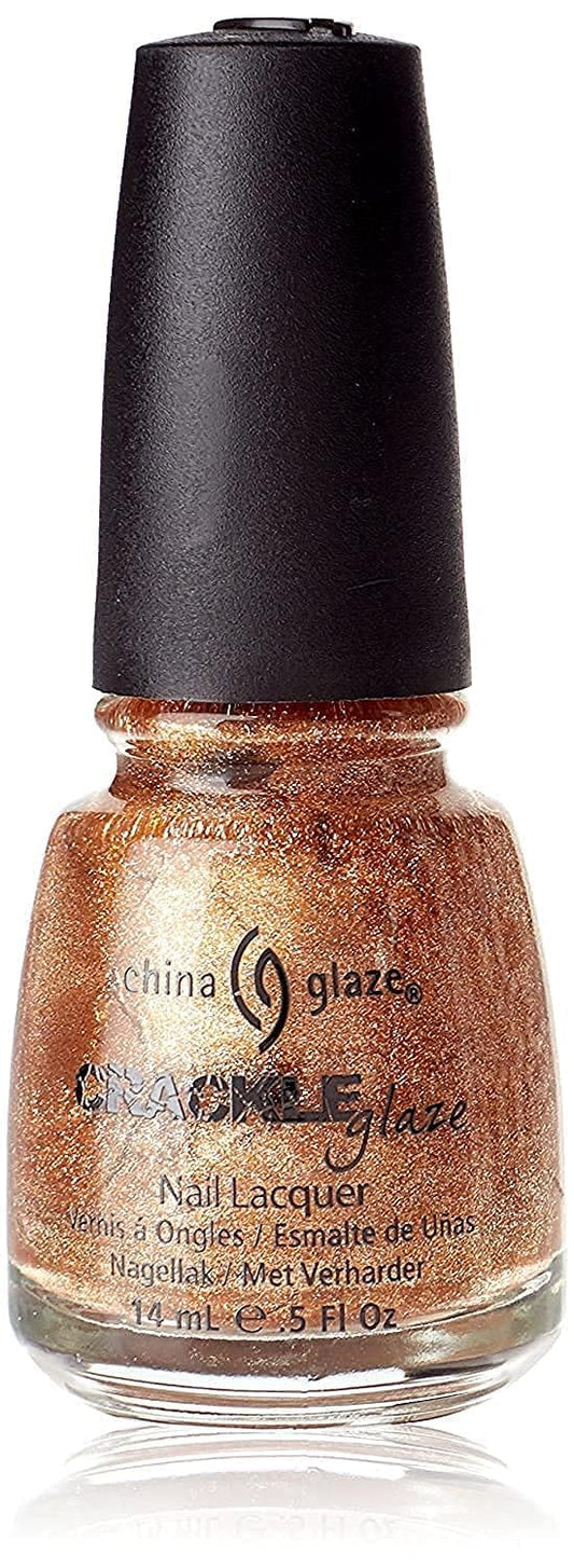 China Glaze Nail Lacquer Crackle Metals Cracked Medallion - 0.5 oz