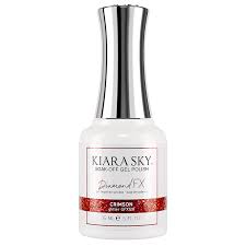 Kiara Sky Diamond FX Gel Polish Crimson 0.5 oz #GFX128
