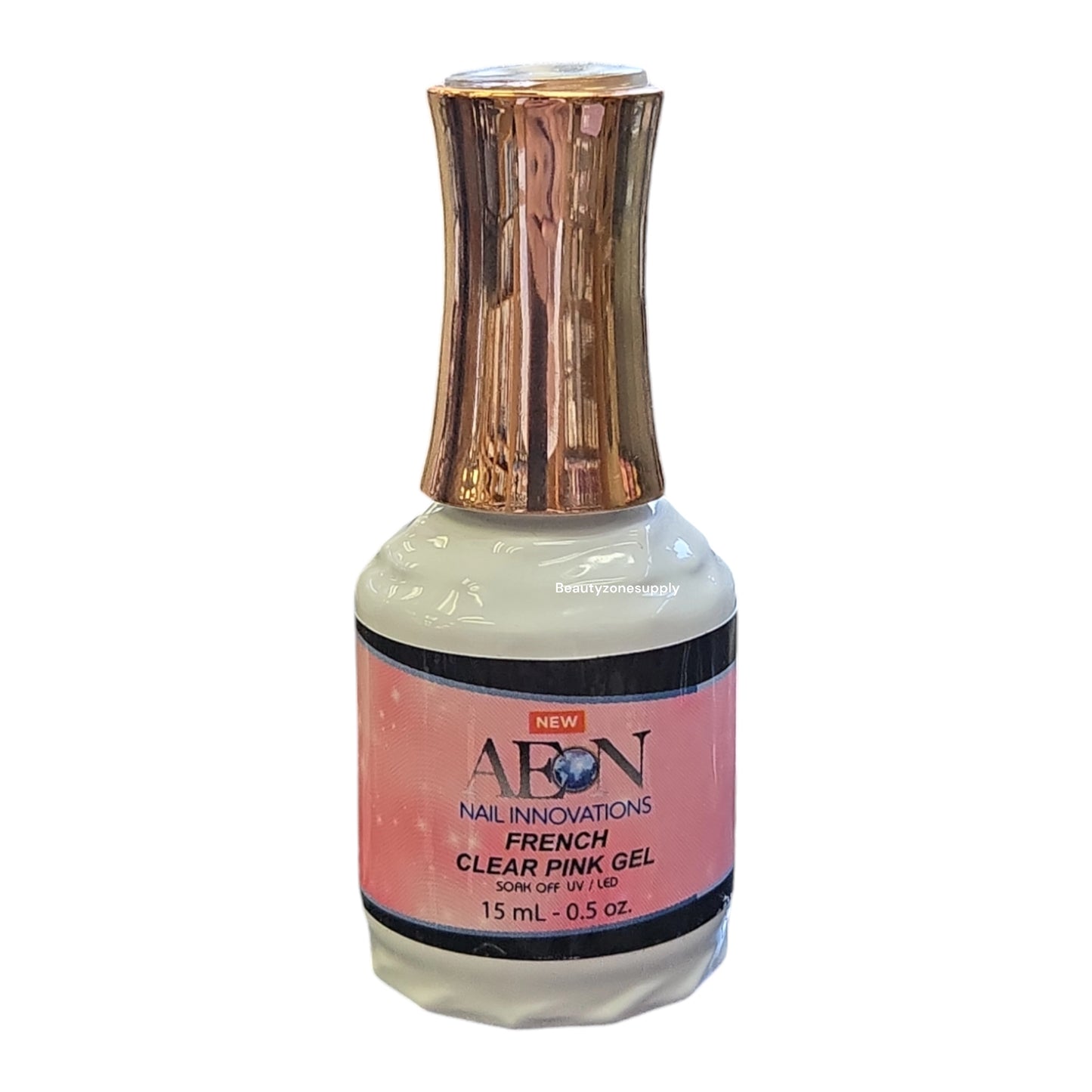 Aeon Soak off French Clear Pink Gel 0.5 oz