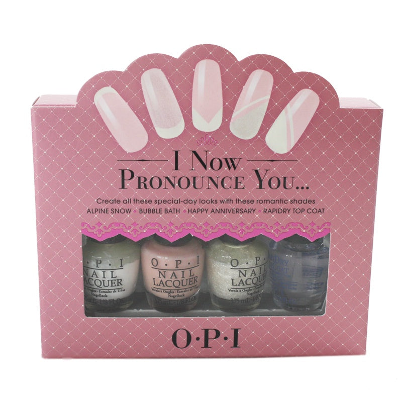 opi nail lacquer Mini I now Pronounce You 4 bottles