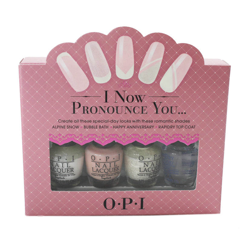 opi nail lacquer Mini I now Pronounce You 4 bottles