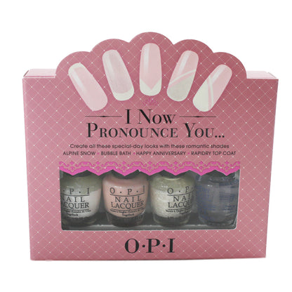 opi nail lacquer Mini I now Pronounce You 4 bottles