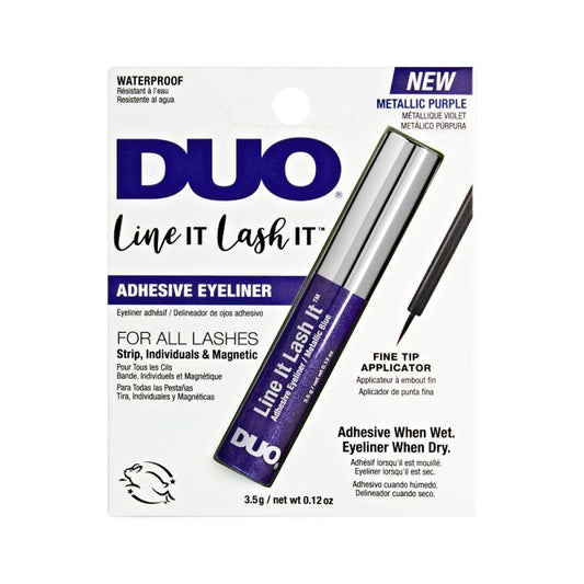 Ardell Adhesive Eyeliner DUO Line It Lash It Metallic Purple 0.12 oz #85061