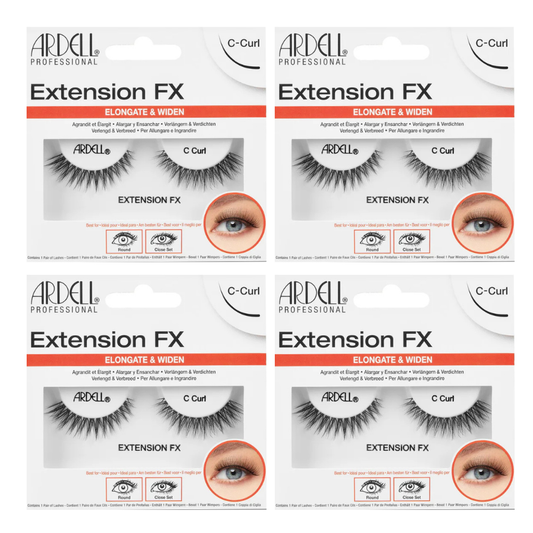 Ardell Extension FX Strip Lashes C Curl #68691 – 4 Pack Deal (Free Shipping)