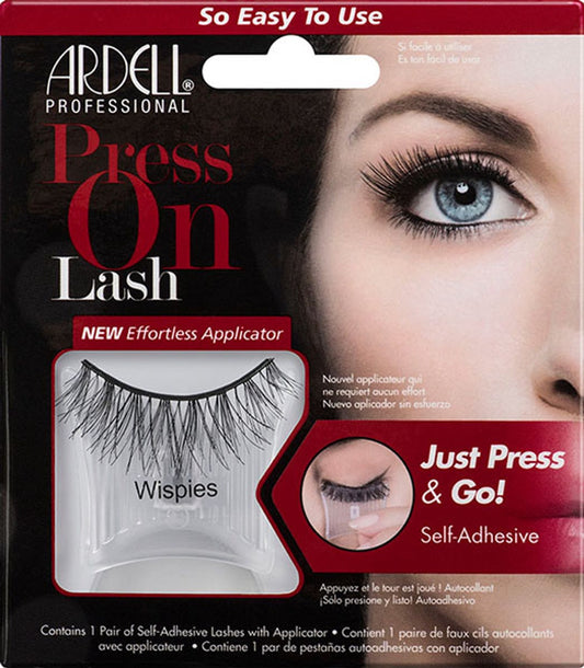Ardell Eyelash Active Press On  Lash Self-Adhesive Wispies Black #52371