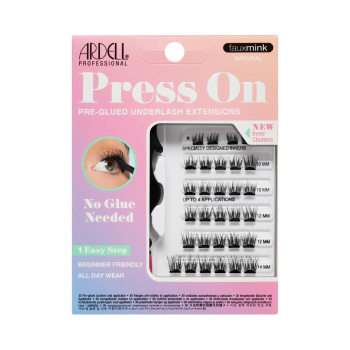 Ardell Eyelash Active Press On Pre- Glued Underlash Extensions 30 pc Fauxmink Natural #38676