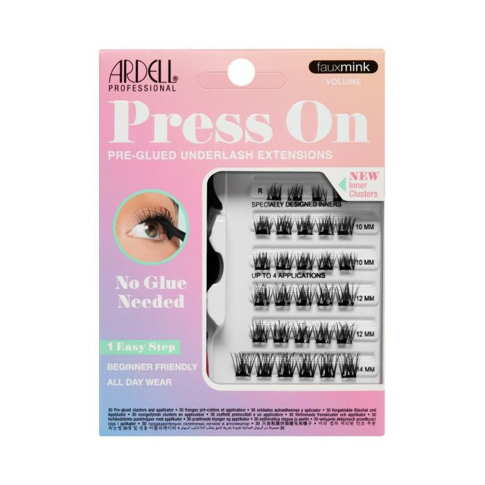 Ardell Eyelash Active Press On Pre- Glued Underlash Extensions 30 pc Fauxmink Volume #38677