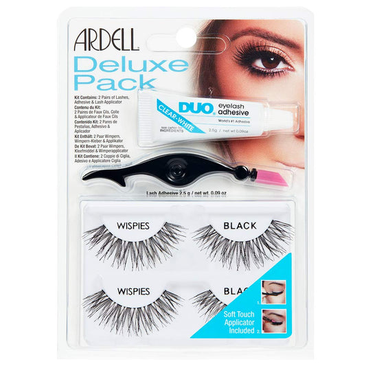 Ardell Eyelash Deluxe Pack Wispies Black #68947