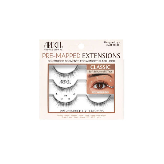 Ardell Eyelash Pre-Mapped Extensions Classic Refill 3 pack #38107