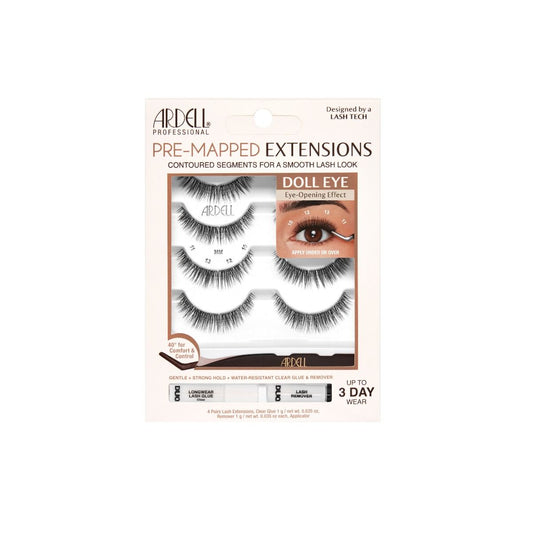 Ardell Eyelash Pre-Mapped Extensions Doll Eye #37989