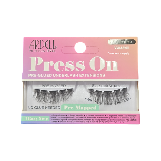 Ardell Eyelash Press On Pre-Mapped Fauxmink Volume #38765