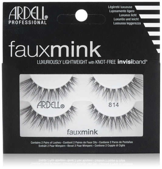 Ardell Eyelash Twin Pack Faux Mink # 814 #68077