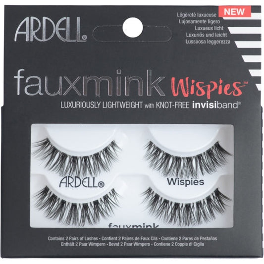 Ardell Eyelash Twin Pack Faux Mink Wispies #67414