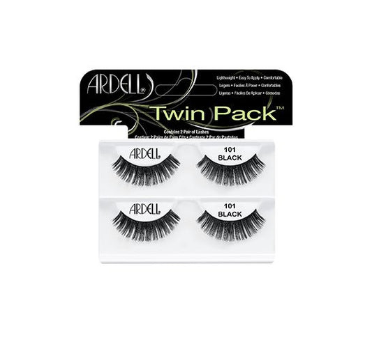 Ardell Eyelash Twin Pack Natural 101 Black #61771