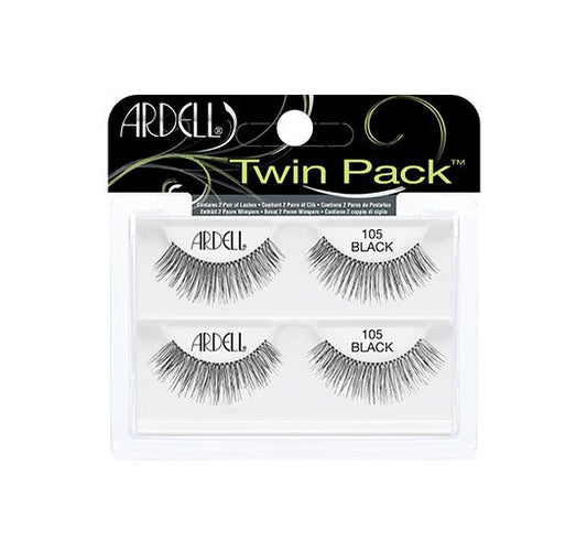 Ardell Eyelash Twin Pack Natural 105 Black #61769