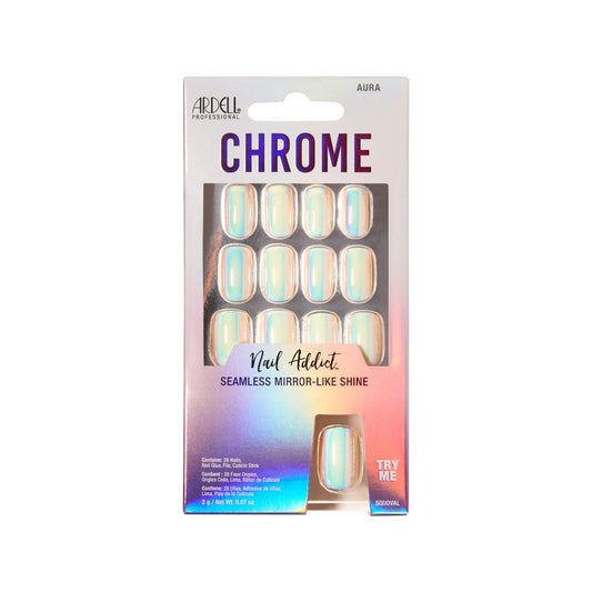 Ardell Press-on Nails Nail Addict Chrome Aura #37430