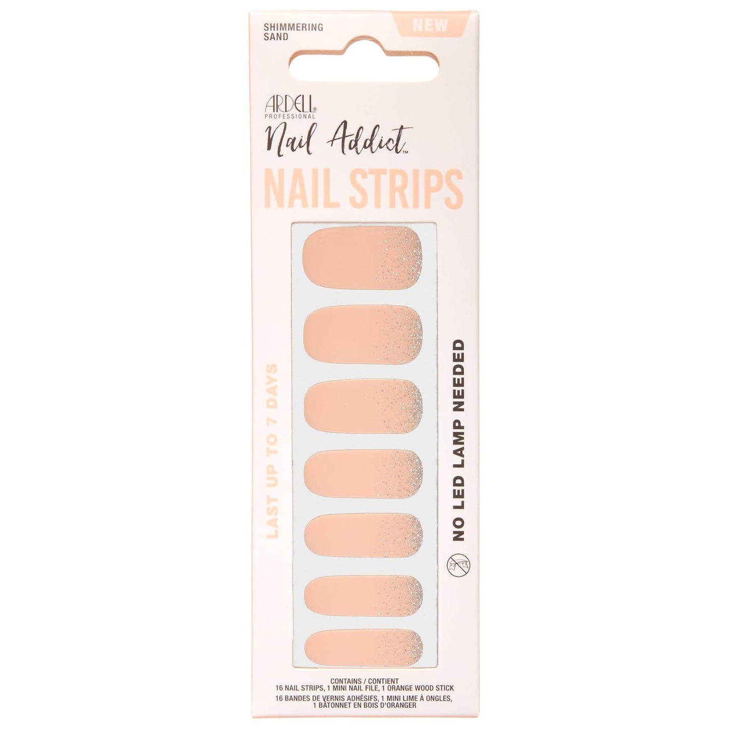 Ardell Nail Addict Nail Strips - Shimmering Sands #37958