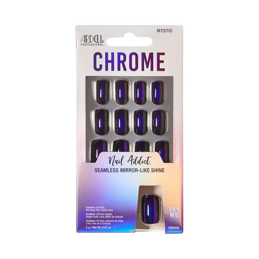Ardell Press-on Nails Nail Addict Chrome Mystic Eclipse #37435