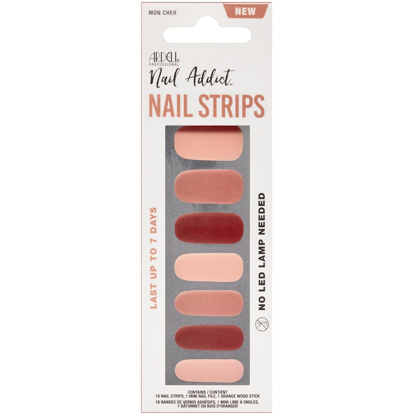 Ardell Nail Addict Nail Strips - Mon Cher #37962