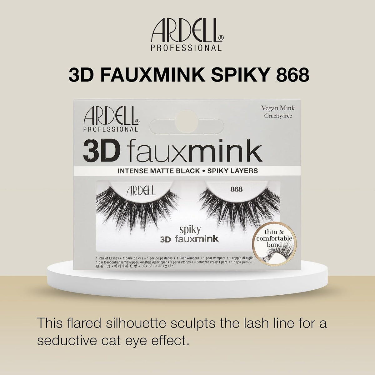 Ardell 3D Fauxmink Spiky 868 #43220